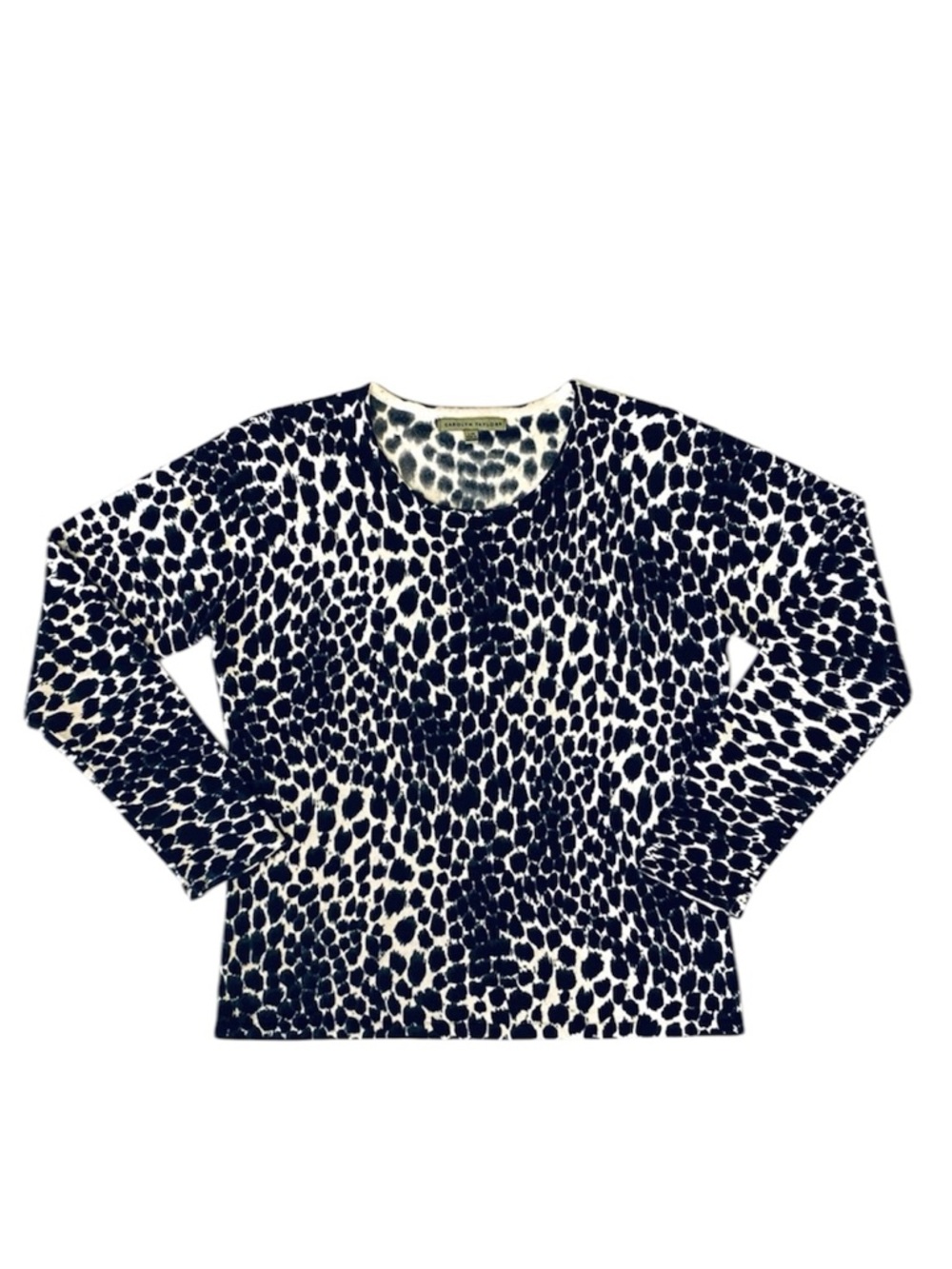 CAROLYN TAYLOR animal-print sweater